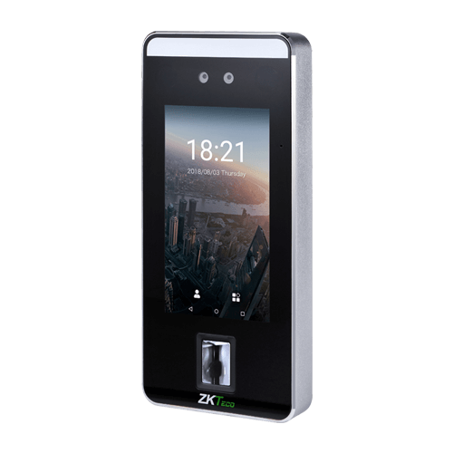 เครื่องสแกนใบหน้า ยี่ห้อ ZKTeco รุ่น SpeedFace -V5 (สแกนใบหน้าในระยะ 3 เมตร)