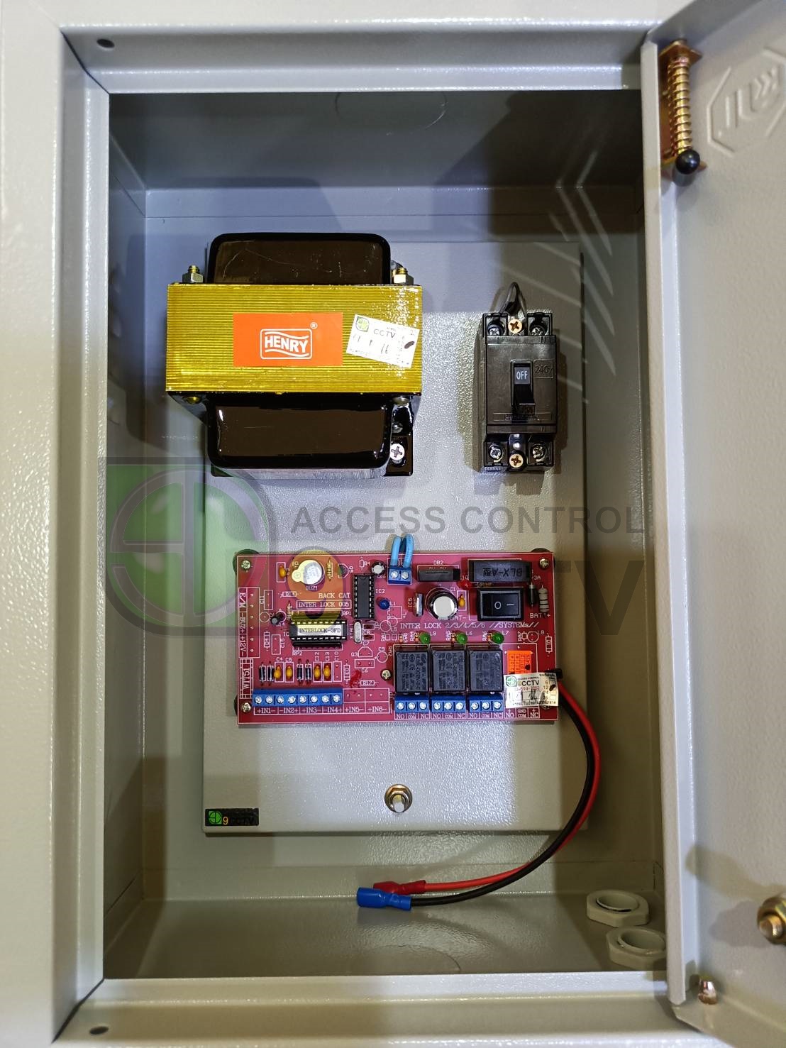 Door interlocking System 3 รีเลย์ ควบคุมการเข้าออกประตู ได้ 3 ประตู แบบ free lock
