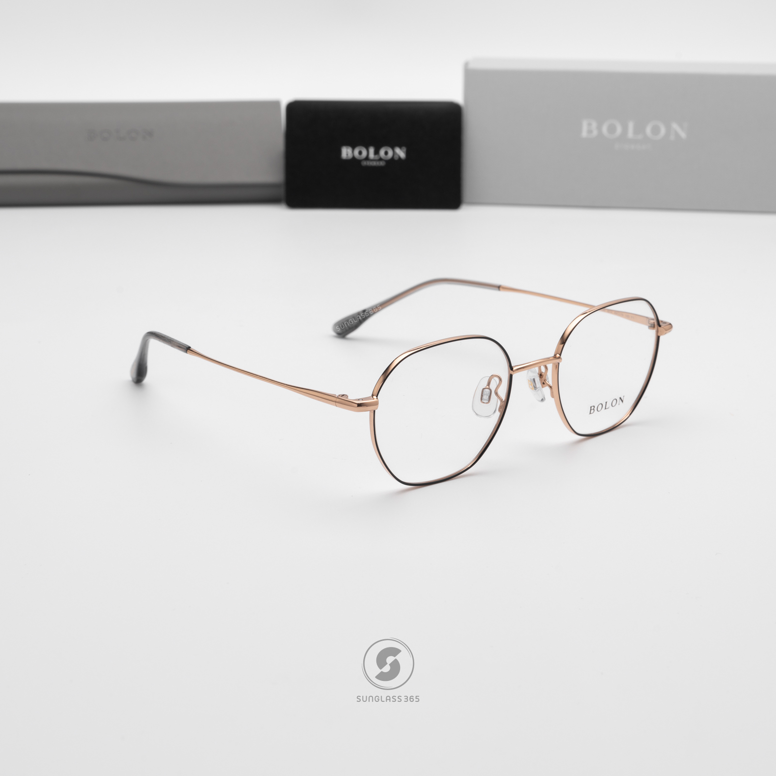 แว่นสายตา BOLON รุ่น Peoria BJ7295 B13 Black / Rose Gold