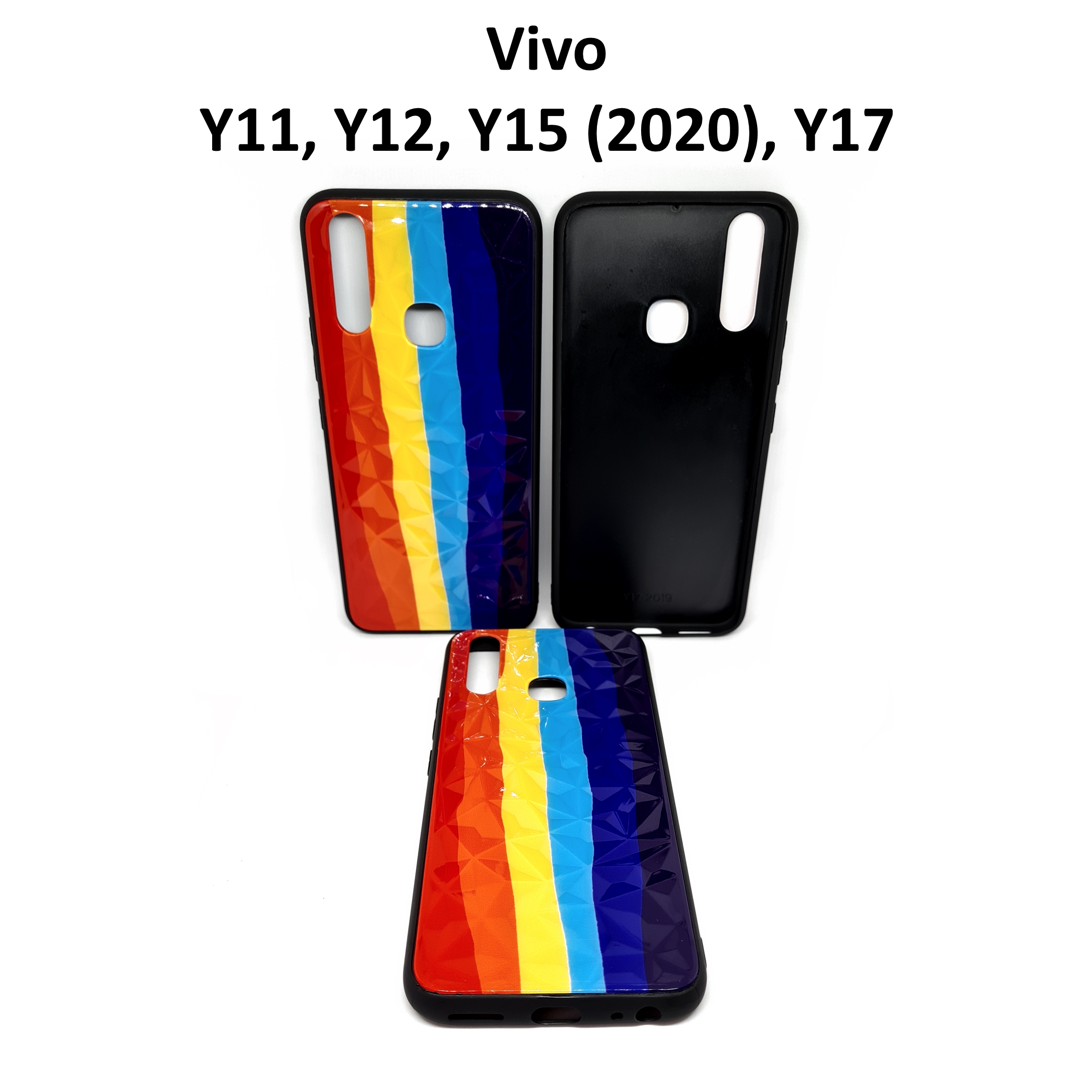 เคสสีรุ้ง 3 มิติ - Vivo Y11, Y12, Y15 (2020), Y17