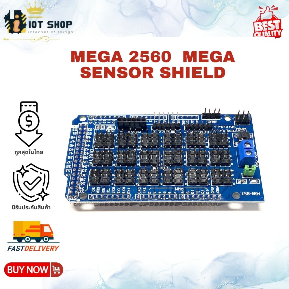 MEGA 2560 Sensor Shield V2.0 Extension Board พร้อมส่งจากไทย+++