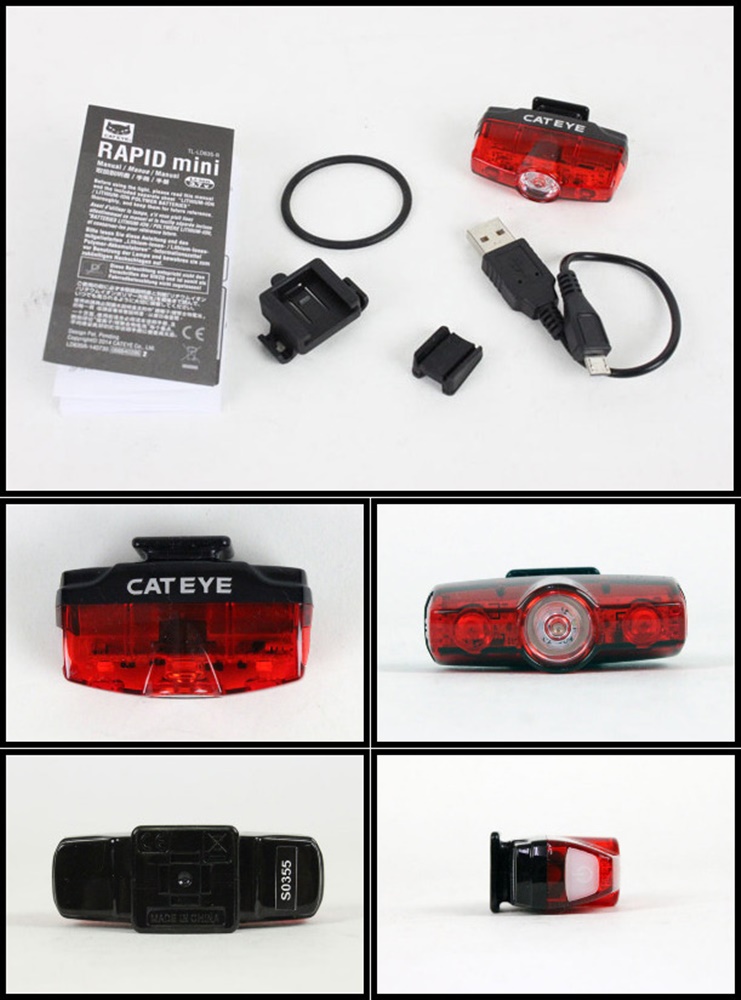 CATEYE ไฟท้าย CATEYE Ld-635r rapid mini สีแดง