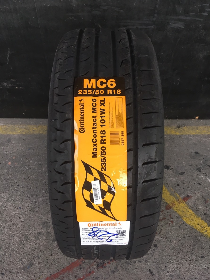 CONTINENTAL CONTACT MC6 235/50-18 เส้น 4750 ปี18