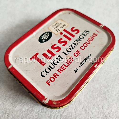 กล่องยาอม Tussils Cough Lozenges