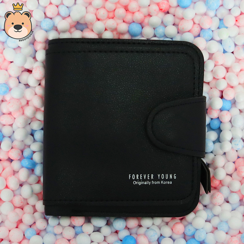 ของขวัญให้แฟนสาว ของขวัญผู้หญิง เม็ดโฟมเต็มกล่อง ของขวัญเซอร์ไพรส์ กระเป๋าตังสีดำ+นาฬิกา+ตุ๊กตาหมีนั่งสีฟ้า เซ็ตเซอร์ไพรส์ กล่องเปิดฝา