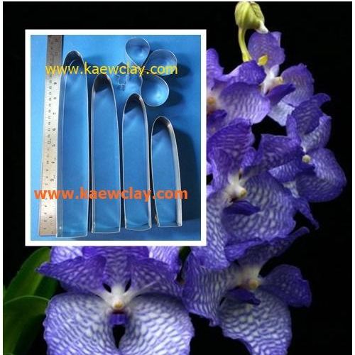 พิมพ์ตัดดอกกล้วยไม้แวนด้าฟ้ามุ้ย(Aluminum mold cutter Vanda coerulea Griff.)