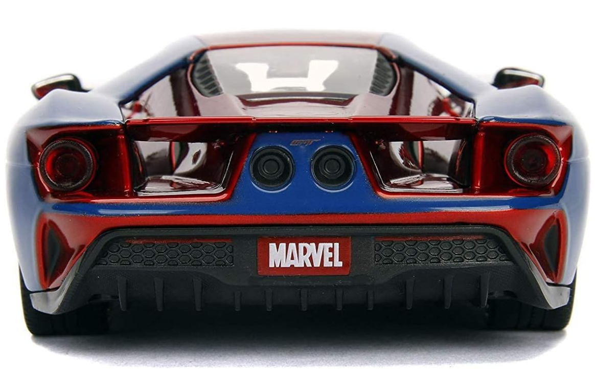 โมเดลรถ โมเดลรถยนต์ 2017 Ford GT with 2.75 Spider-Man 5