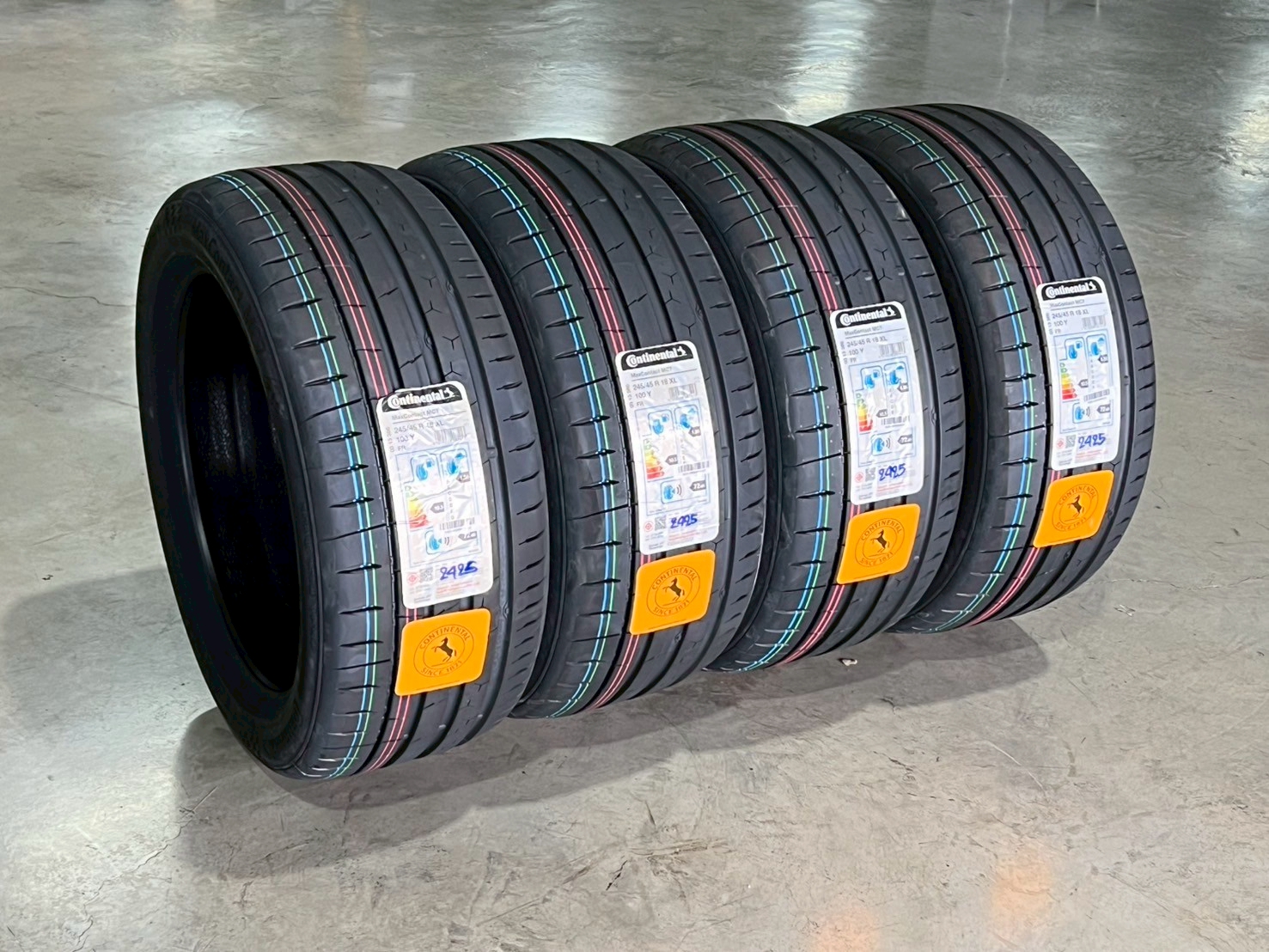 CONTINENTAL CONTACT MC7 ขนาด 245/45R18 ปี25 ของเข้าแล้วนะครับ