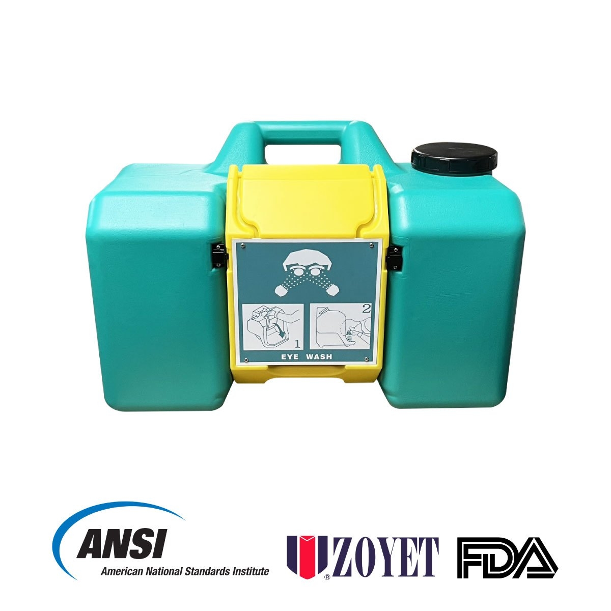 อ่างล้างตาฉุกเฉินชนิดเคลื่อนย้าย Emergency eyewash ,Portable Eyewash H7501 ( ZOYET )