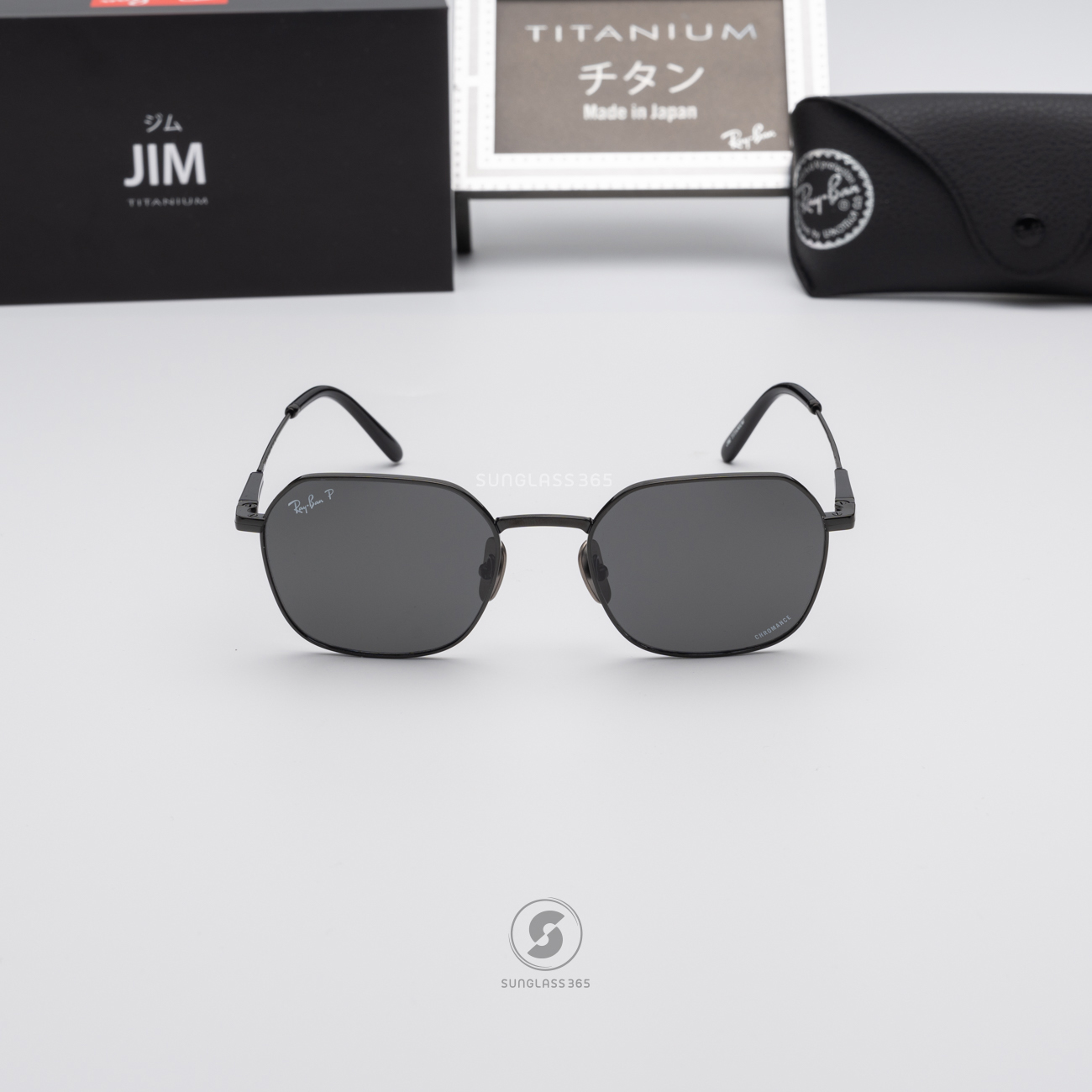 Ray Ban Jim Titanium RB8094 9267K8 Black Titanium