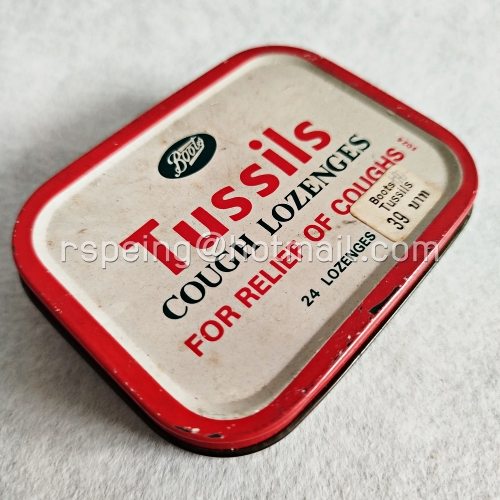กล่องยาอม Tussils Cough Lozenges