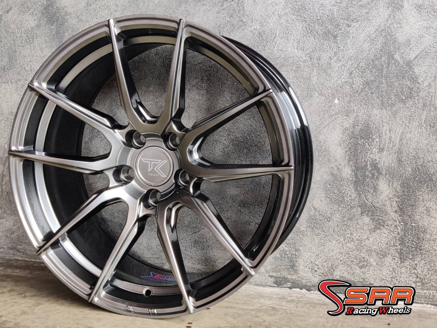 TK-SMART : TMF102 18X8.5 5X112-114.3 32 HYPER BLACK(ไฮเปอร์แบล็ค)
