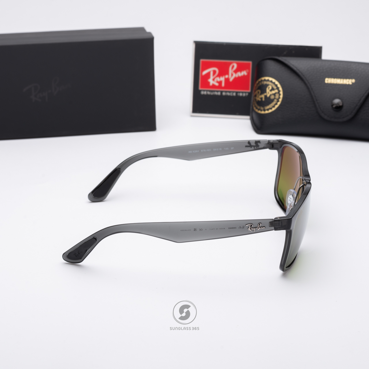 Ray-Ban RB4264 876/6O SHINY GREY Green Chomance Polarized