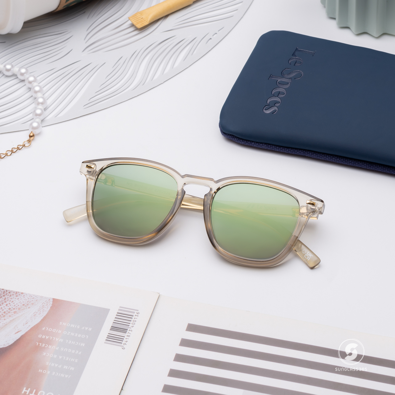แว่นกันแดด Le Specs LSP2202526 No Biggie Eucalyptus
