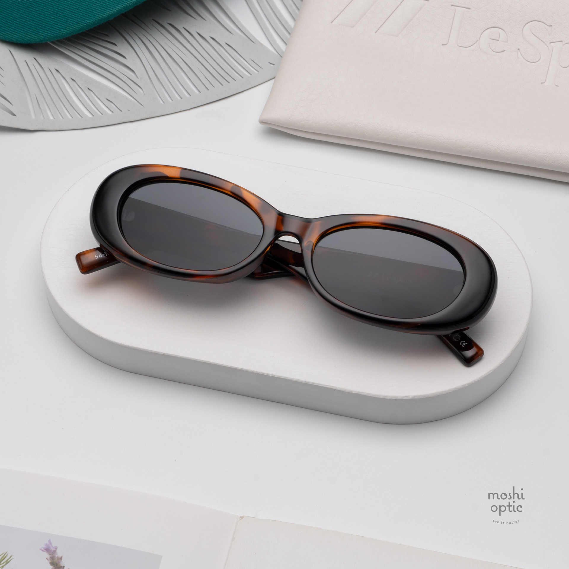 แว่นกันแดด Le Specs LWF2552267 HEY YA! Tort Black