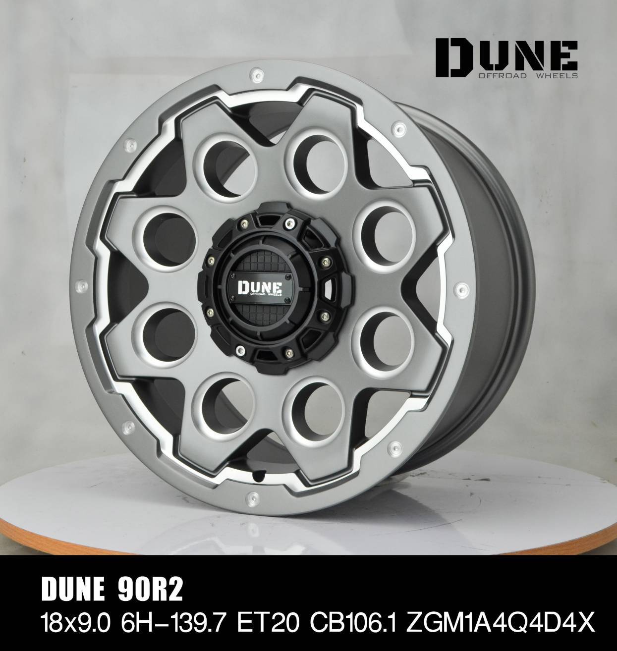 ล้อแม็ก USA. แท้ DUNE 90R2 18x9 6x139.7 ET+20 ราคาพิเศษ