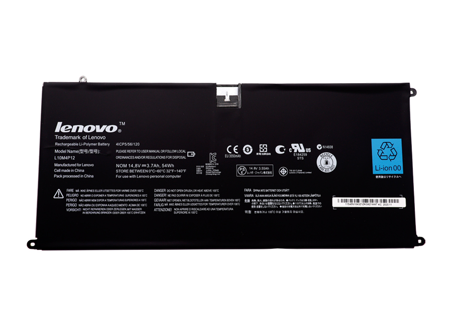 Battery Lenovo Yoga 13 Ideapad 2191 Original L10M4P12 ราคา พิเศษ แบตเตอรี่ Battery Lenovo Yoga 13 54Whr ตรงรุ่น
