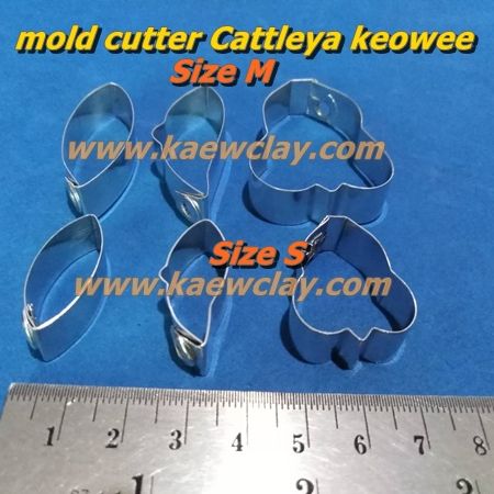 พิมพ์ตัดกล้วยไม้กีโอวี่(Aluminum mold cutter Cattleya keowee .)