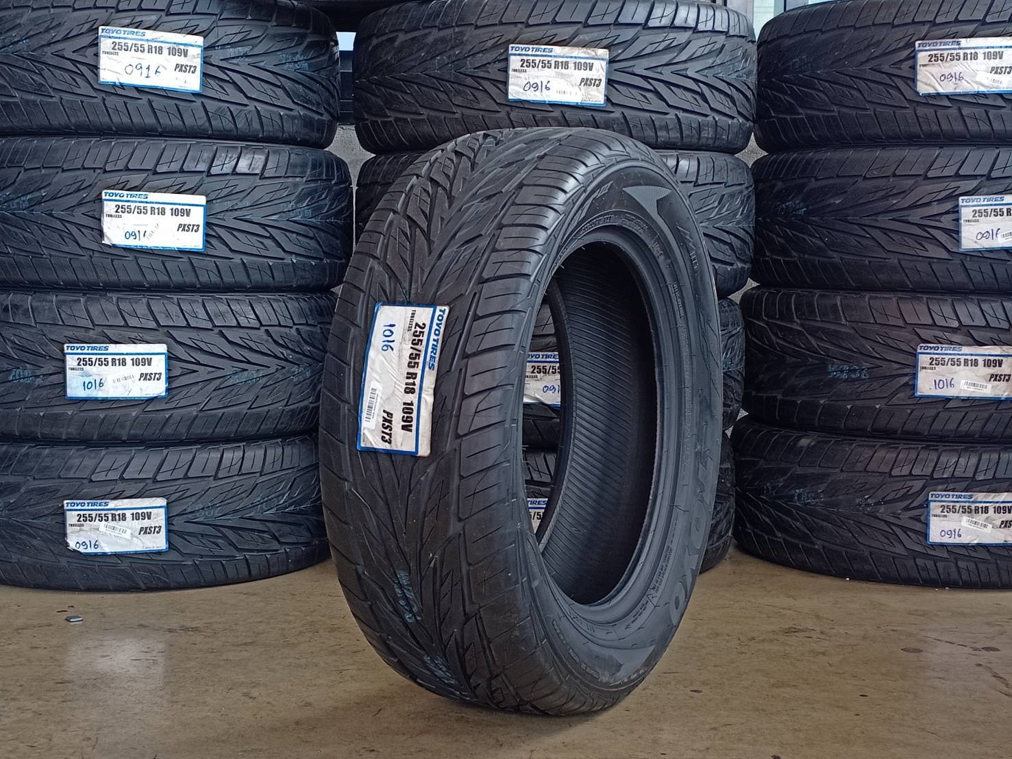 ยางใหม่ TOYO ST3 255/55-18 เส้น 2250 ปกติ 7500