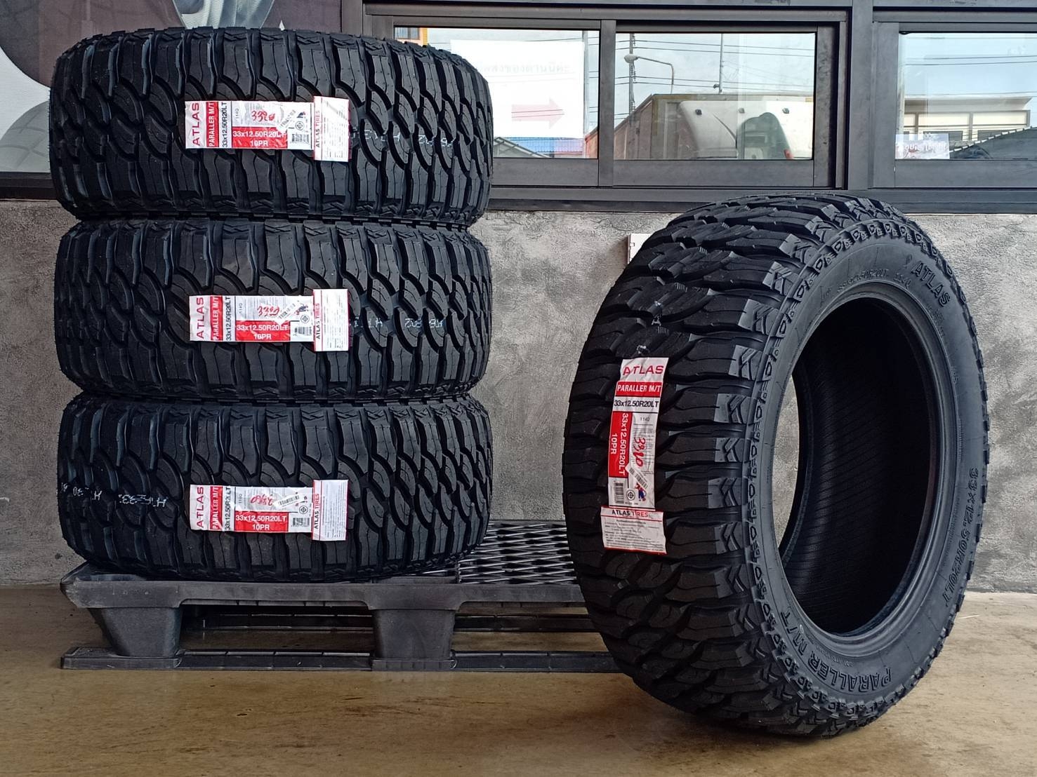 ATLAS 33X12.50R20 PARALLER M/T 114Q 10PR MADE IN THAILAND
