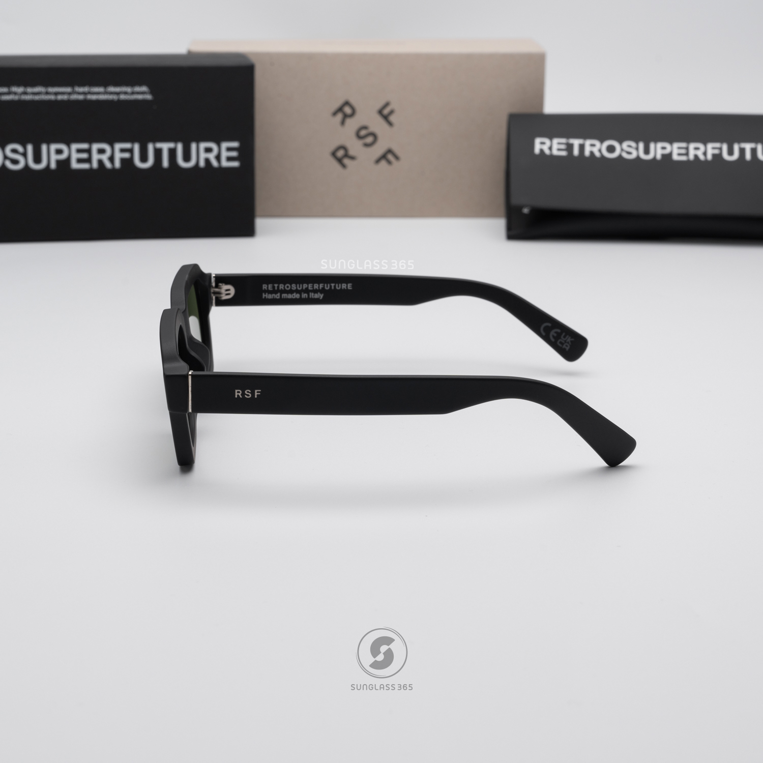 แว่นกันแดด SUPER SP HIW Caro Black Matte