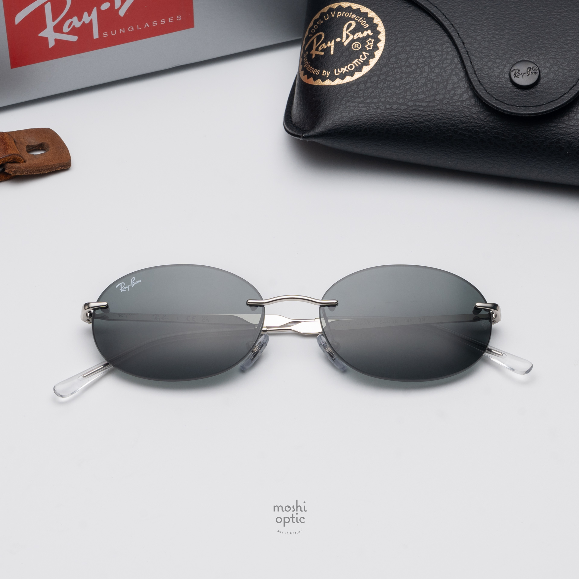 Ray-Ban RB3767 003/87 Silver Dark Grey