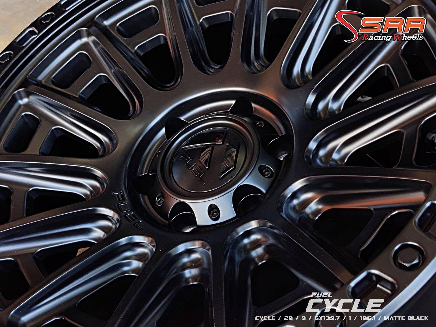 FUEL : CYCLE 20X9 6X139.7 1 ดำด้าน
