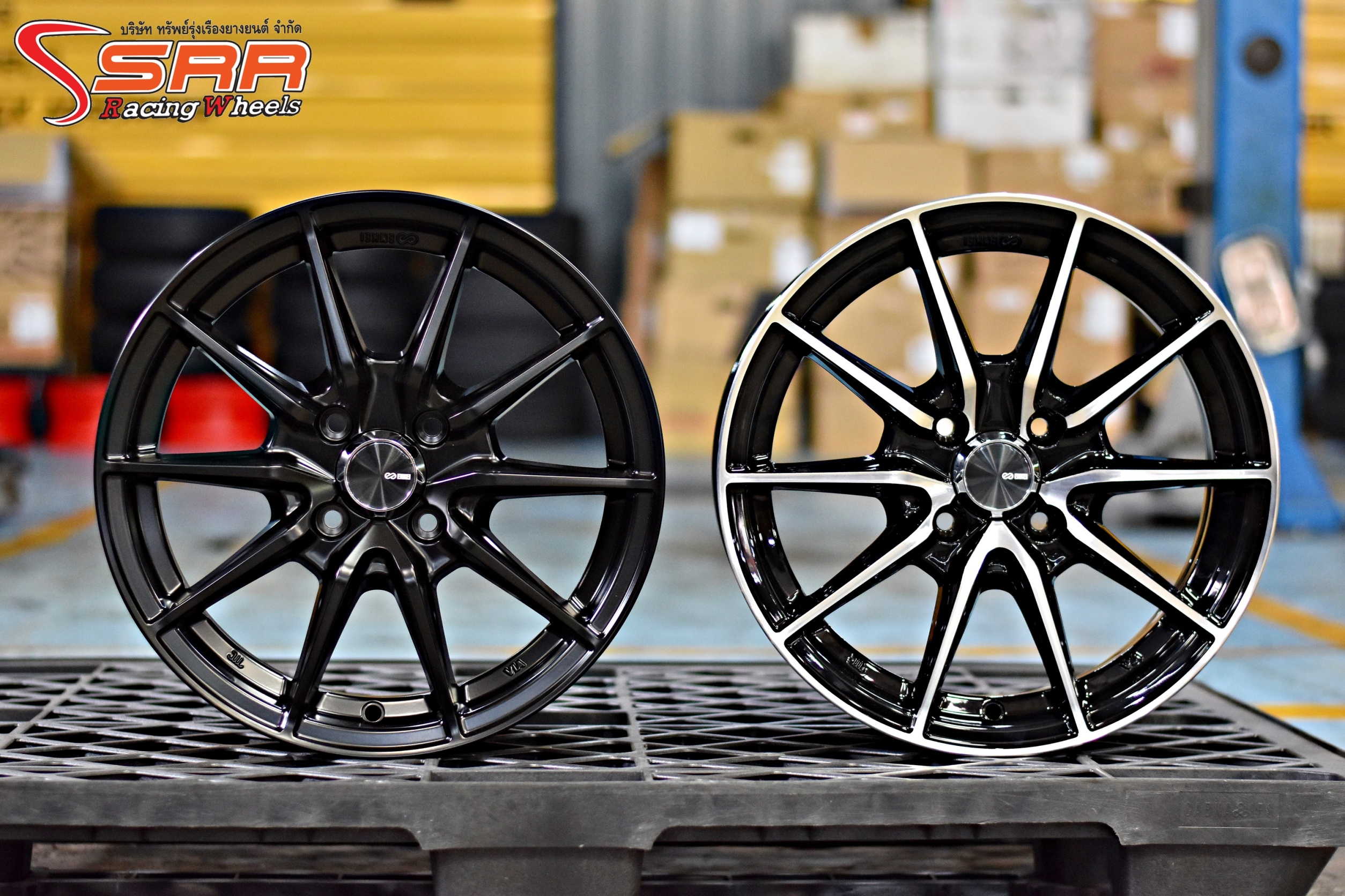 ENKEI DRACO ล้อแม็กซ์แท้ ขอบ15 กว้าง6.5 PCD4X100 offset+38