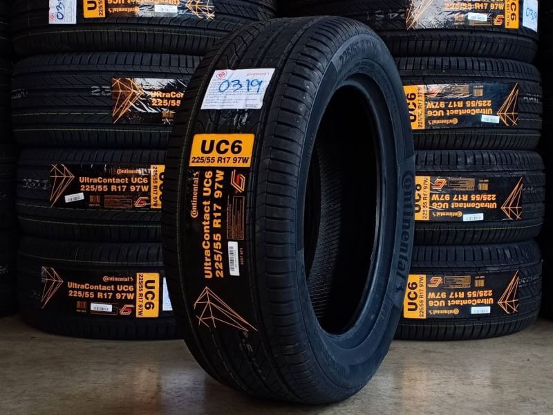 ยาง CONTINENTAL 225/55R17 ULTRACONTACT UC6