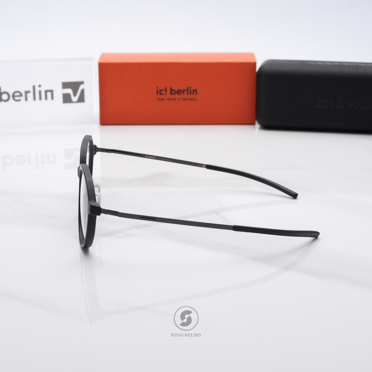 กรอบแว่น IC BERLIN Enshi Black HD Matt