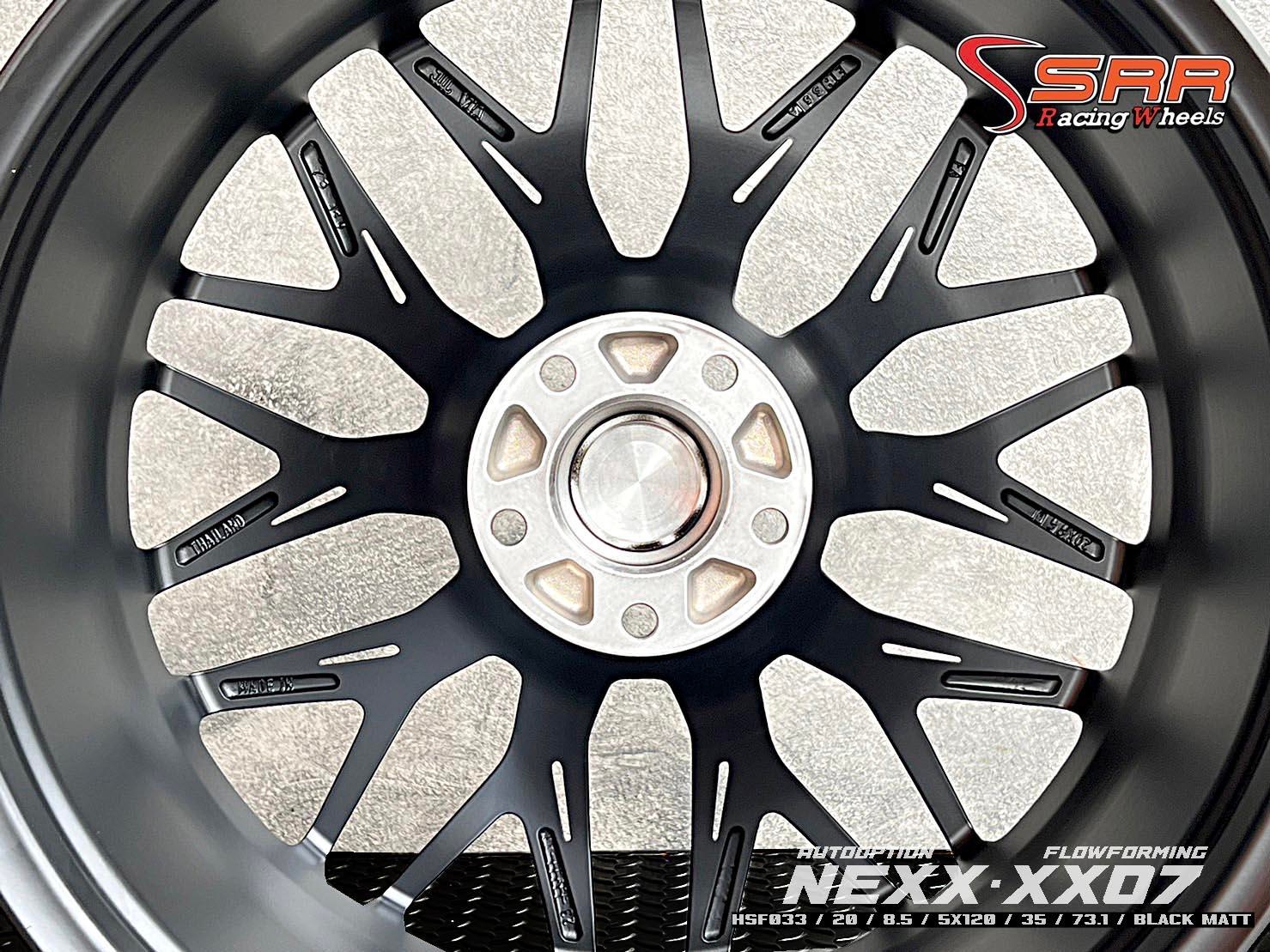 FLOWFORMING FOR BYD SEAL : NEXX-XX07 20x8.5 5H120 35 73.1 BLACK MATT (สีดำด้าน)