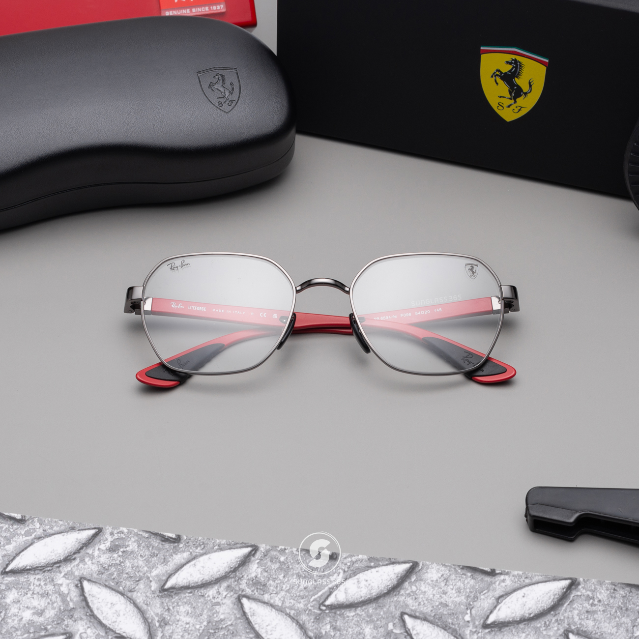 Ray-Ban Ferrari Collection RX6594M F096 Gunmetal