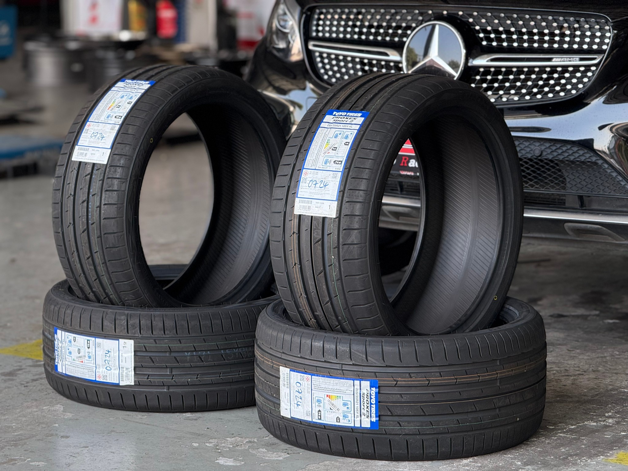 ยางขอบ21 สำหรับ BENZ GLC (TOYO PROXES SPORT2 🇯🇵🎌🇯🇵)