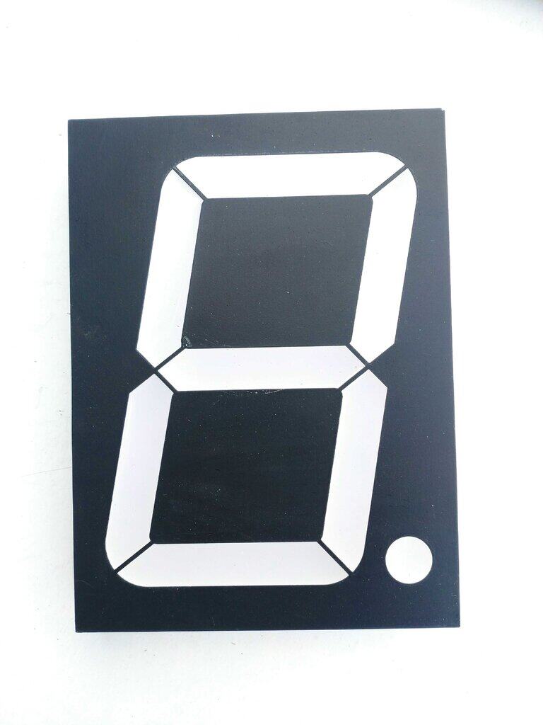 7 Segment 4" Common Anode (ไฟบวกร่วม สีแดง) 40101BS
