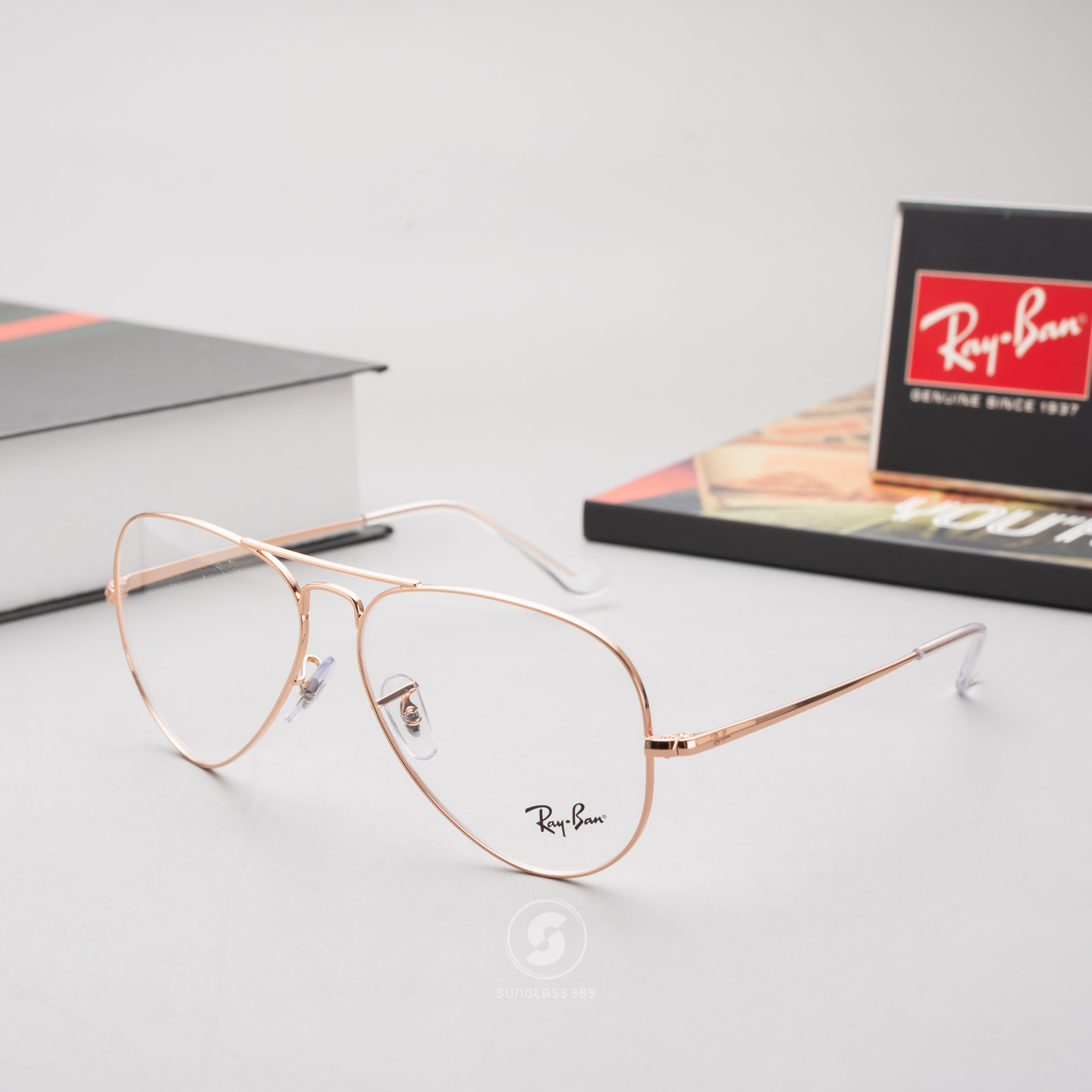 Ray-Ban RX6489 AVIATOR 3094 Rose Gold