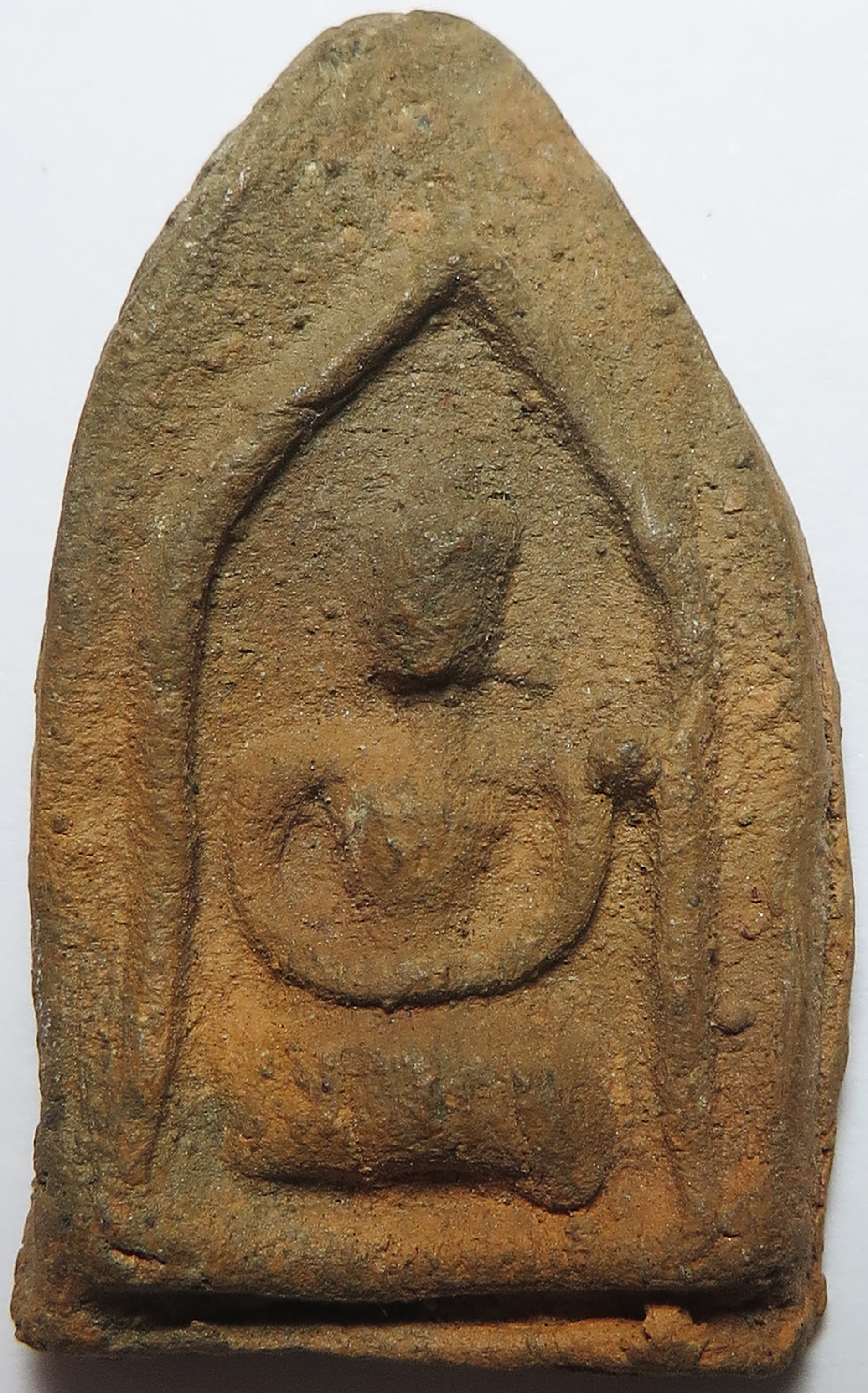 1647 (1) พระพุทธ เนื้อดินเผา เนื้อจัด เกจิอาจารย์ ยุคเก่า (รับประกันพระแท้ และ ส่งฟรี ทั่วประเทศ)