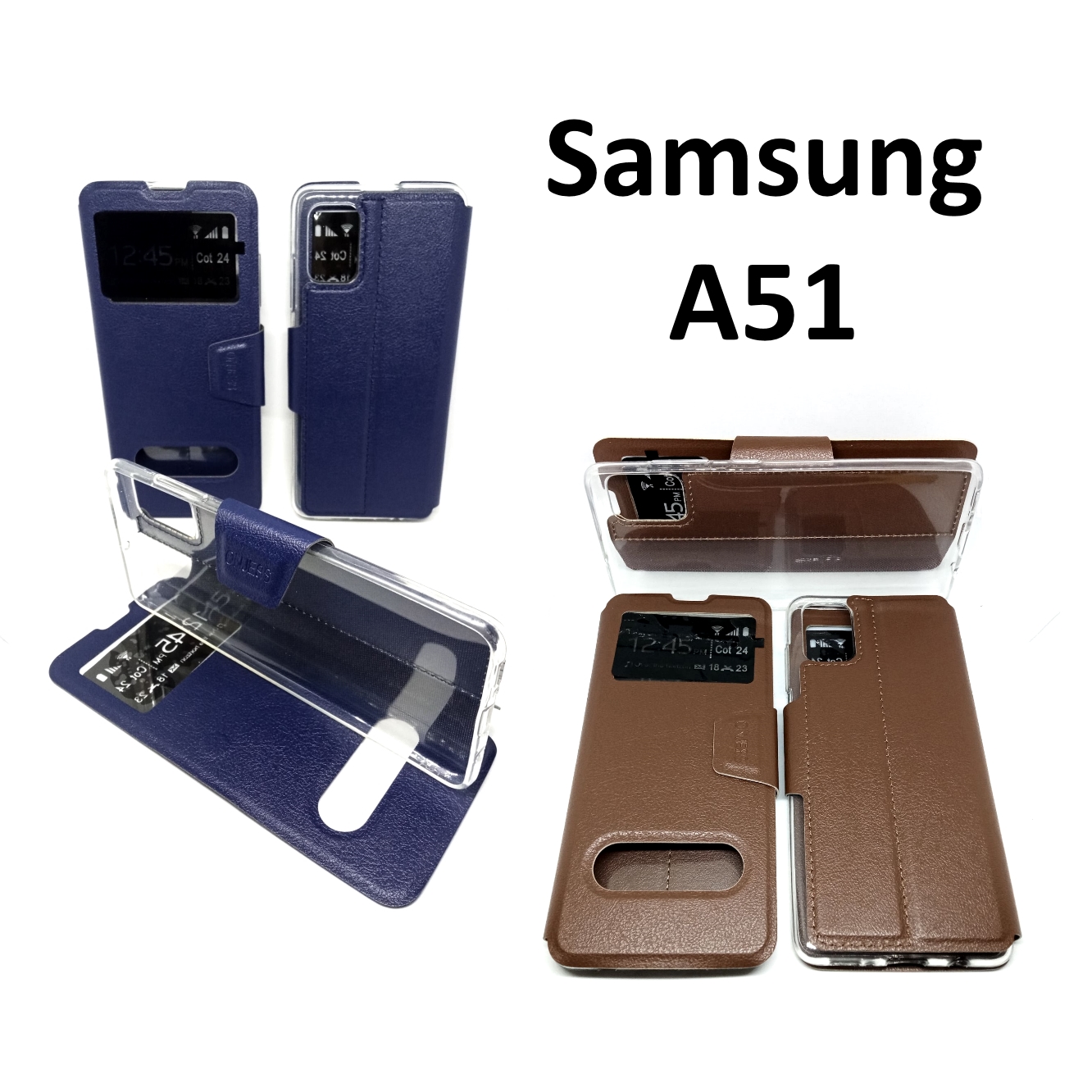 เคสพับ Samsung A51 - เคสฝาพับ โชว์เบอร์ ตั้งได้