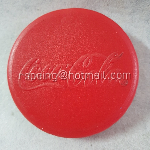 จานซิลิโคนรองแก้วทรงฝาจีบ Coca-Cola