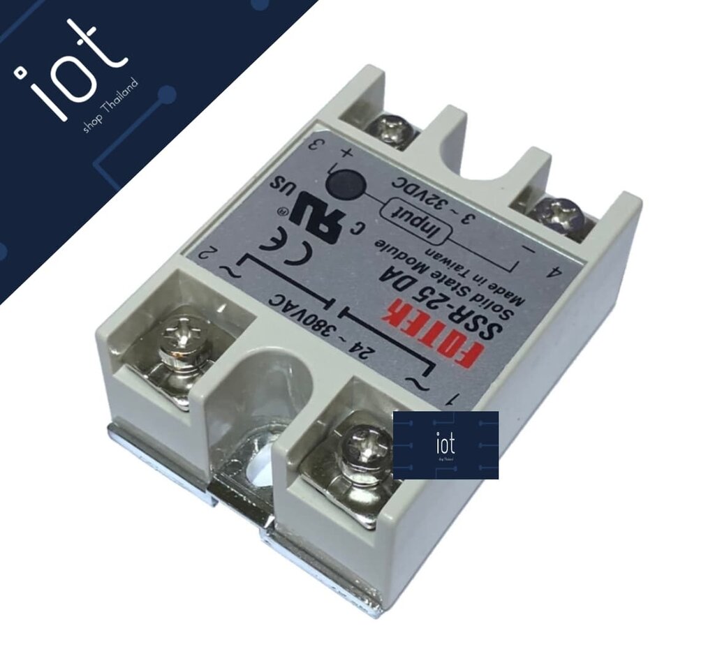 Solid State Relay SSR-25DA Input 3-32VDC Output 24-380VAC