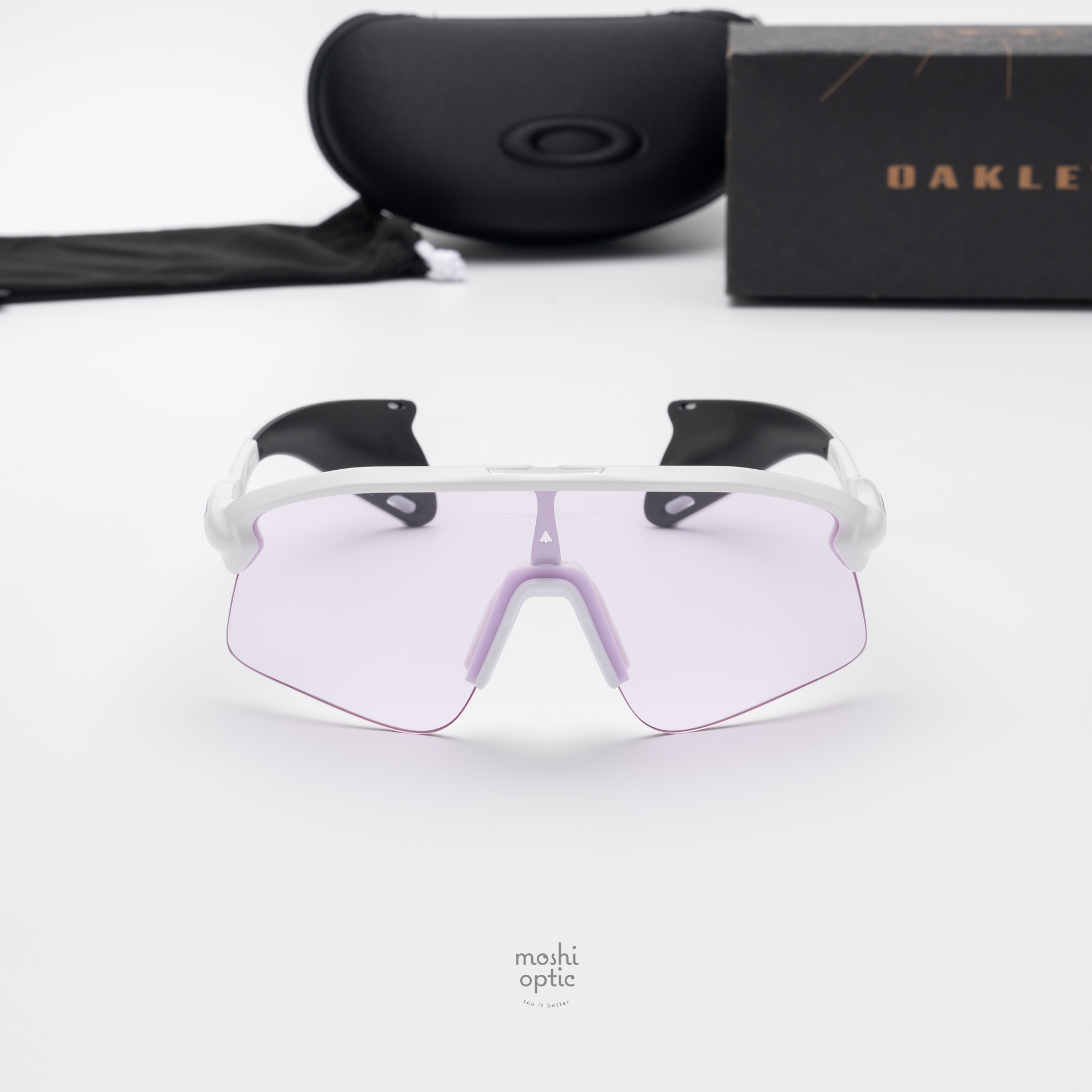 OAKLEY STUNT DEVIL S OO9518-07 Matte White Prizm Low Light