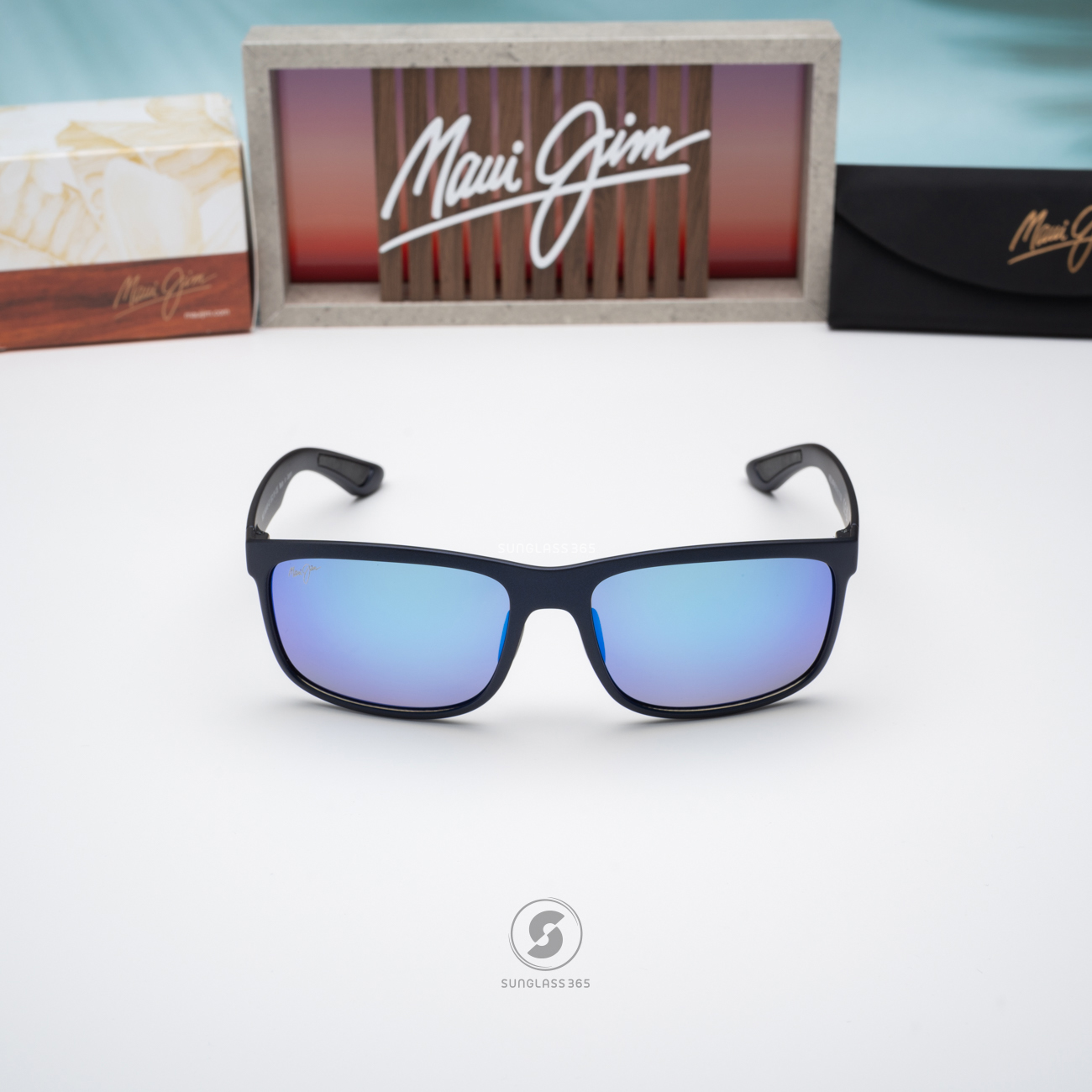แว่นกันแดด Maui Jim HUELO MJ B449 03 Blue Hawaii