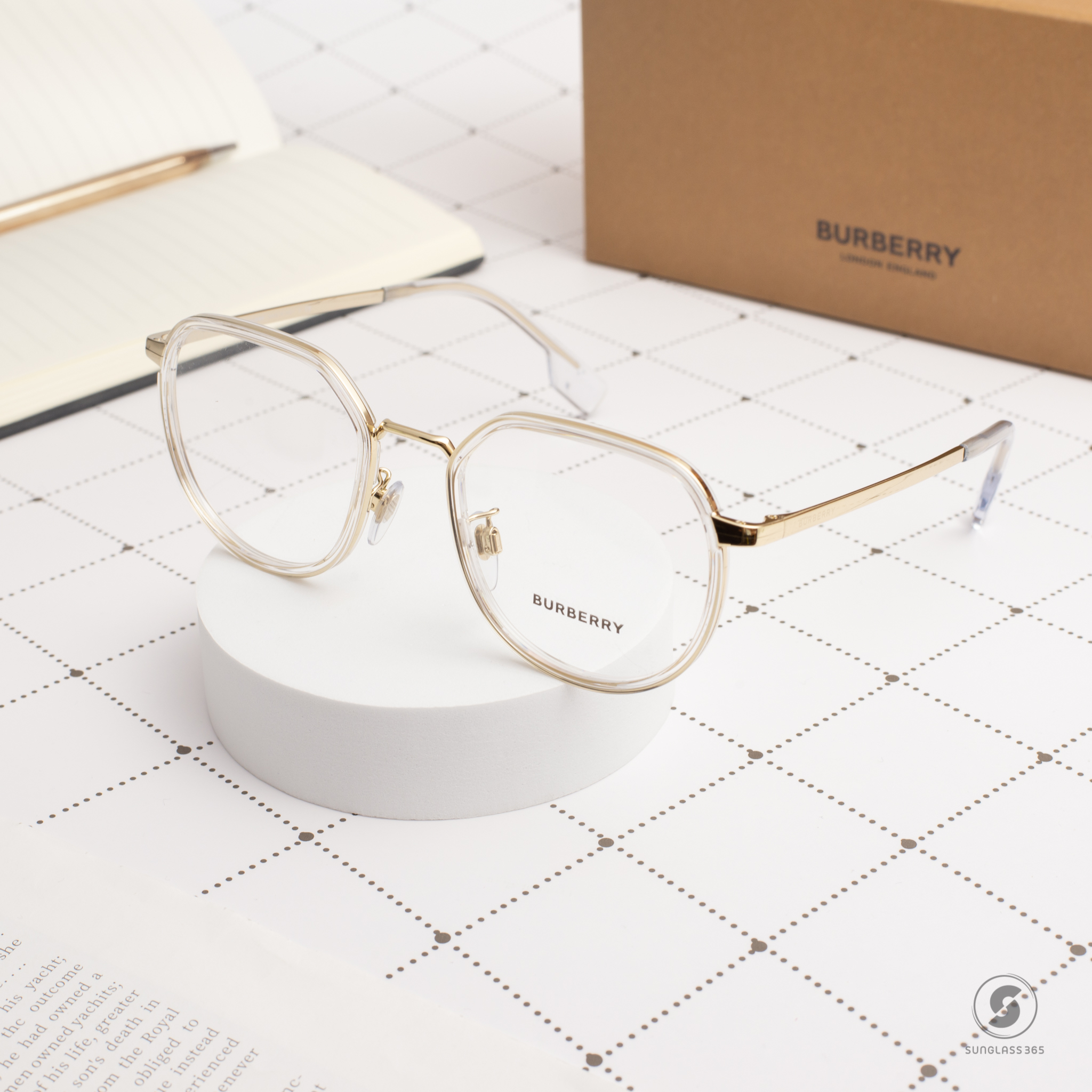 BURBERRY BE1359D 1323 Transparent