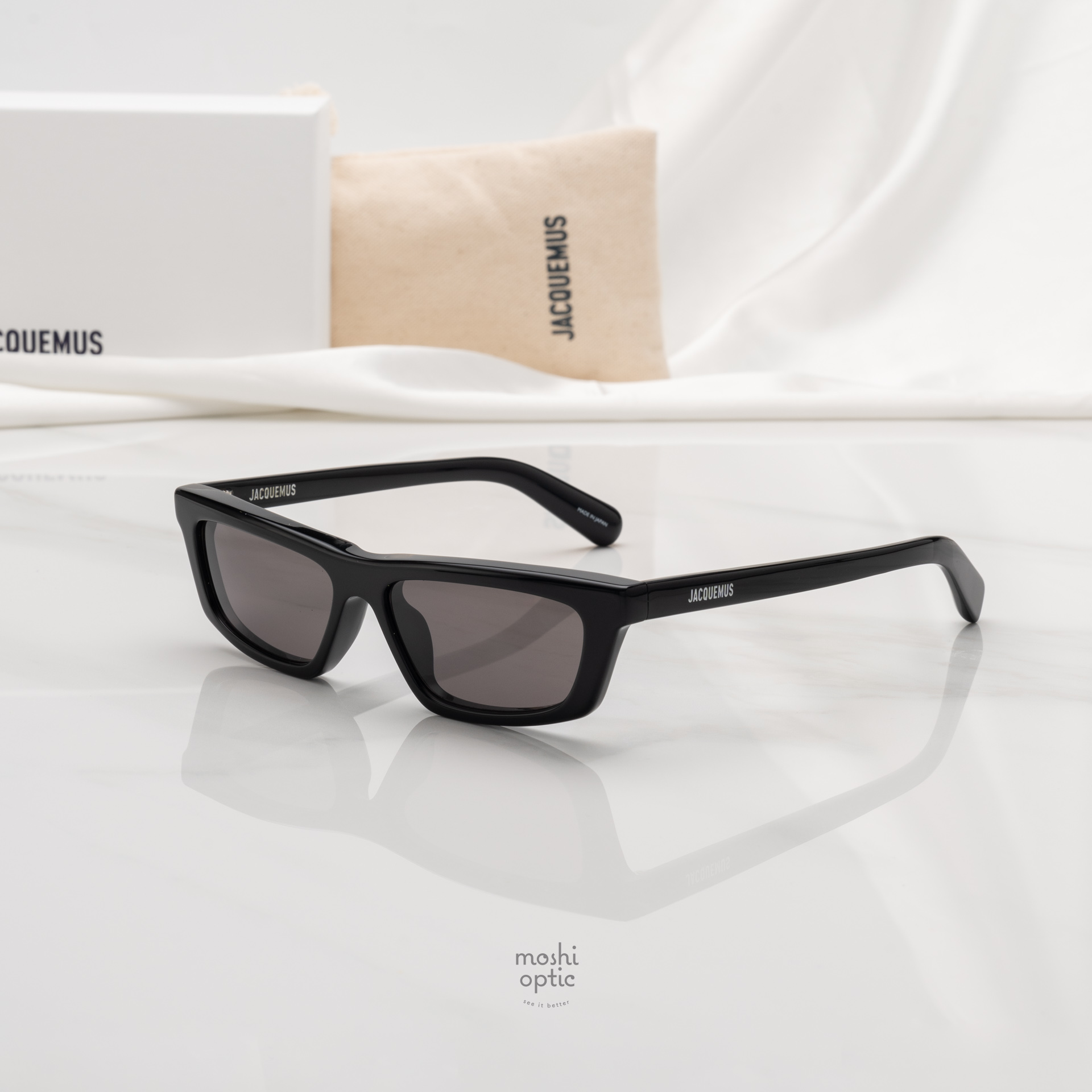 แว่นกันแดด JACQUEMUS SUN TRAPEZ JAC136 C1