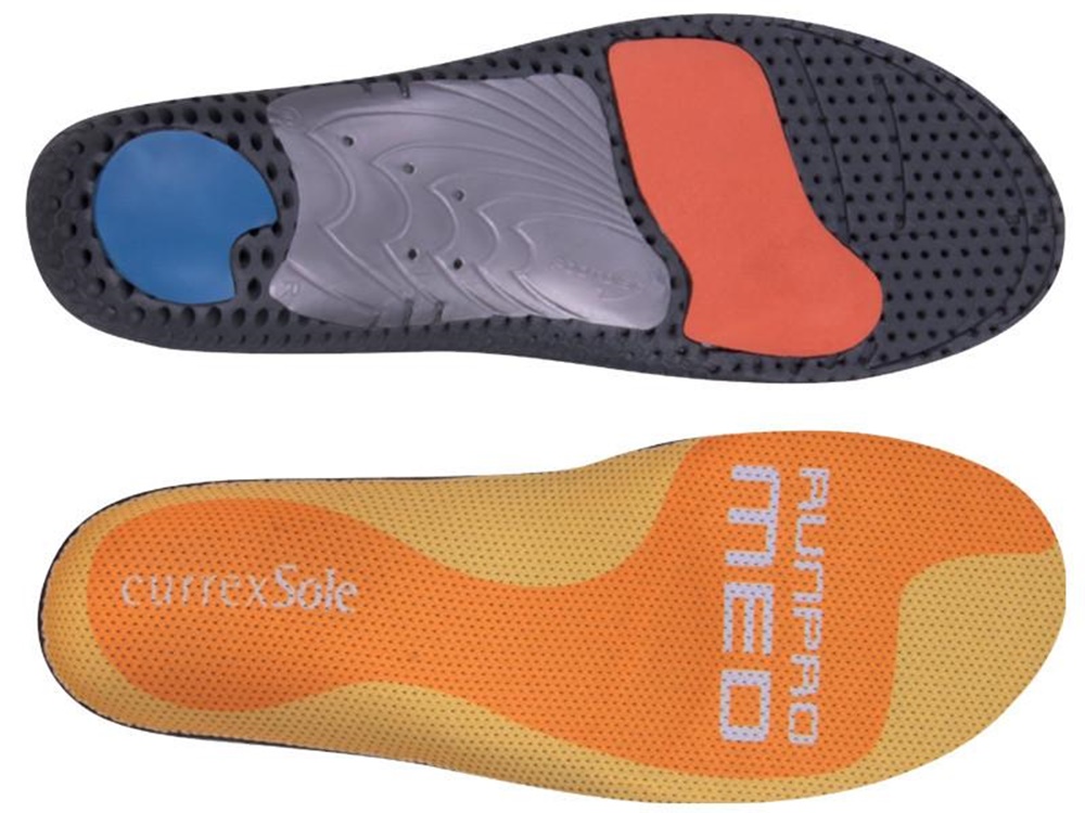 CurrexSole แผ่นรองรองเท้า RunPro สีเหลือง แบบ Medium
