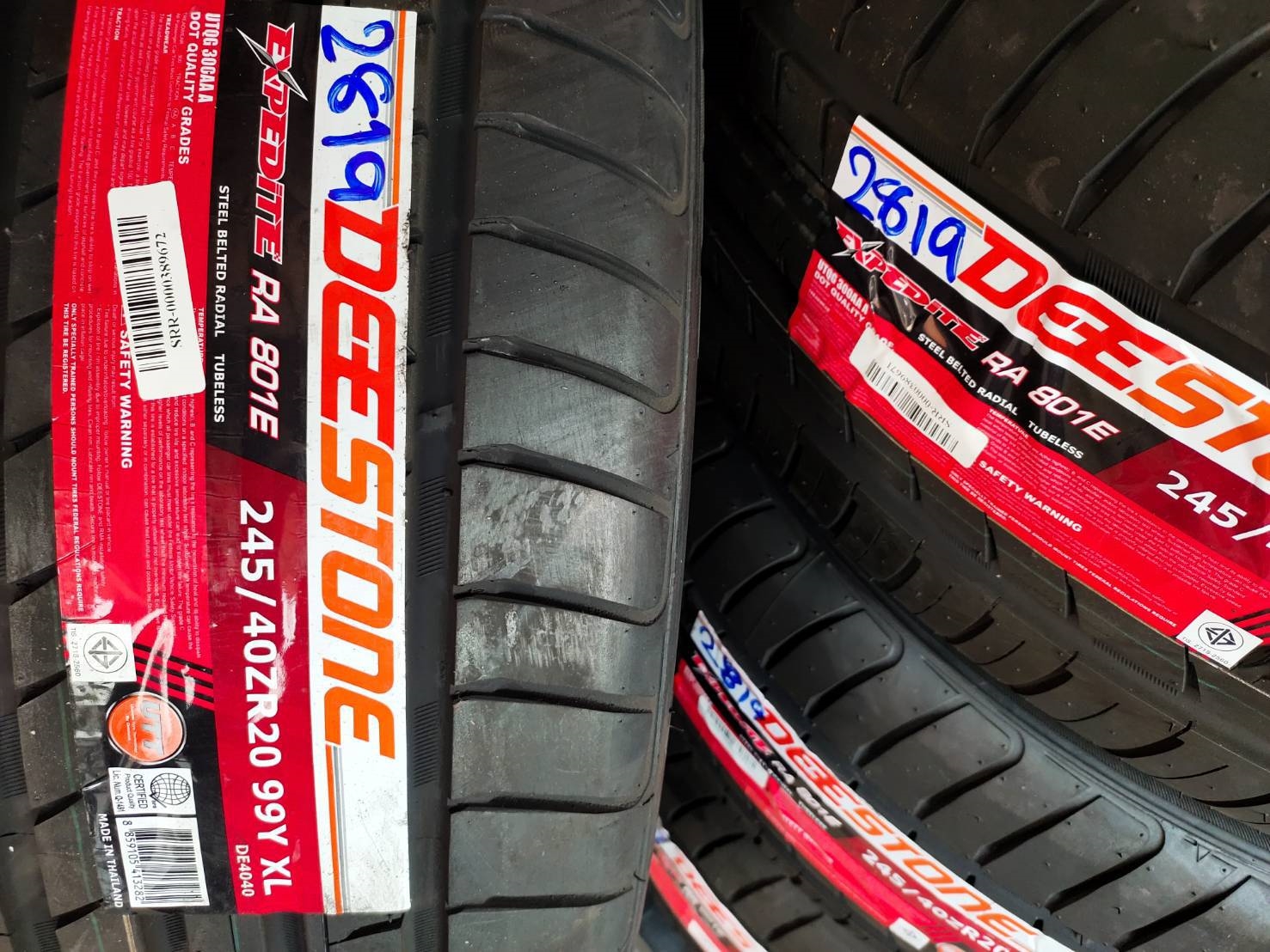 DEESTONE EXPEDITE RA 801E 245/40ZR20 99Y XL THAILAND