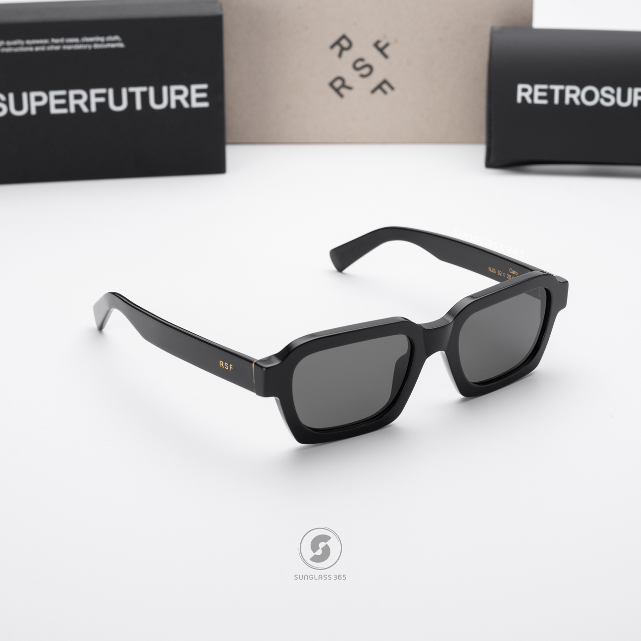 แว่นกันแดด SUPER SP NJS Caro Black