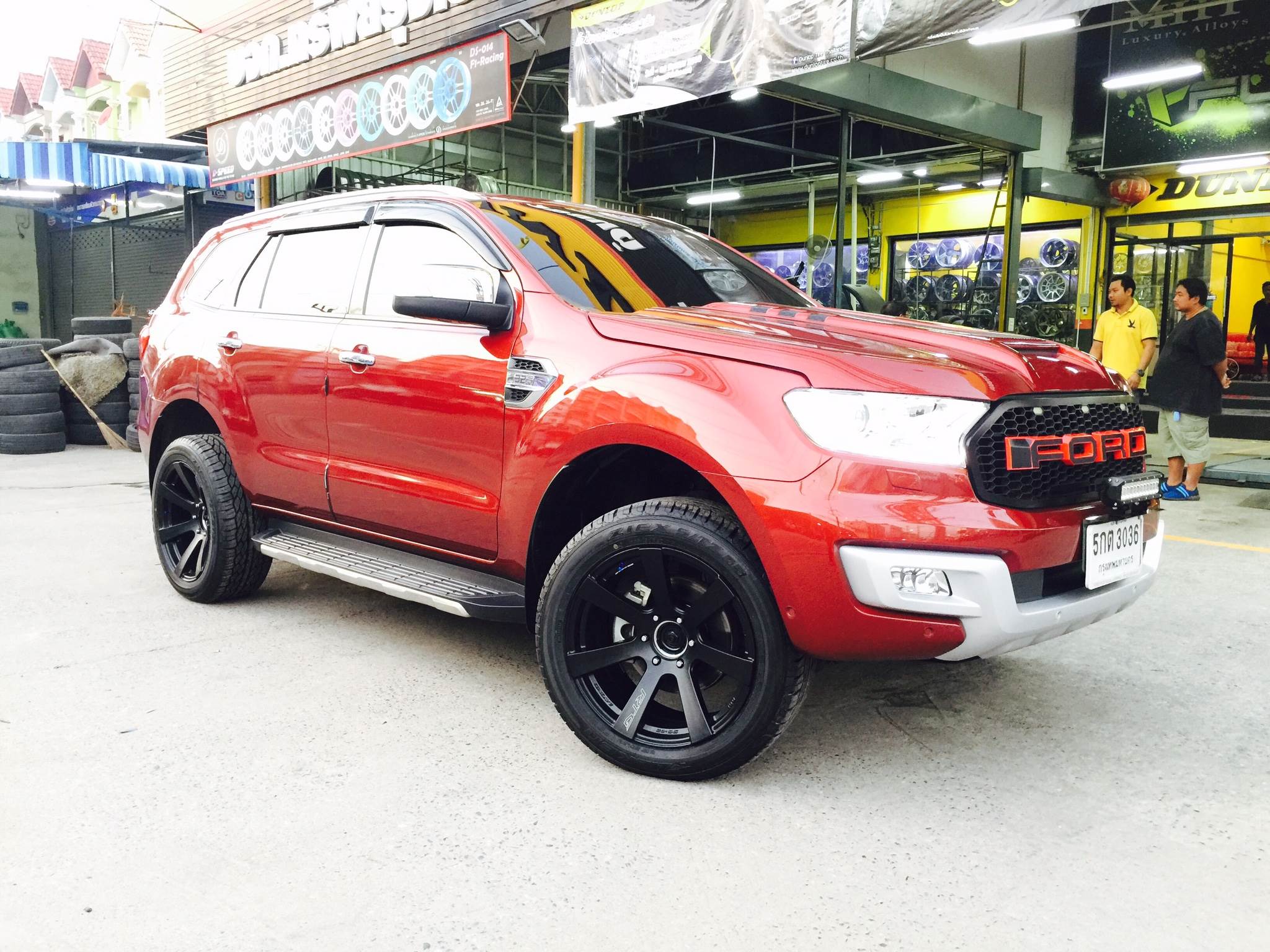 ล้อแท้ LENSO RTG ขอบ18พร้อมยางFALKEN ราคาถูก