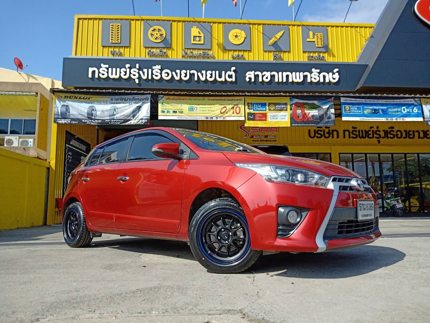 ล้อแท้ ENKEI TUNING SC55 ขอบ15 พร้อมยาง ลดราคา