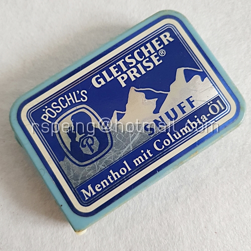 กล่องเปล่ายานัตถุ์ Pöschl: Gletscher Prise