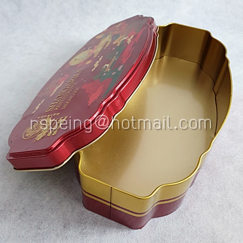 กล่องขนมไหว้พระจันทร์สีแดง ลายเทพธิดาดวงจันทร์ เชียงการีลา